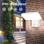 Wall Light - White Aluminium Frame, White Light