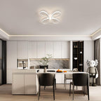 Comely Plafonnier LED Dimmable Moderne, 40W 4500LM 40cm 3000K-6500K, Luminaire Plafonnier Intérieur Forme Fleur avec Télécommande, Blanc Lampe de Plafond LED pour Chambre à Coucher, Salon