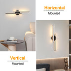 Wall Light - Black Aluminium Frame, Warm Light