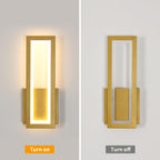 Wall Light - Gold Acrylic Frame, Warm Light