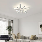 Comely Plafonnier LED, 50W 5625LM Lampe de Plafond, Moderne Luminaire Plafonnier pour Salon, Chambre à Coucher, 70cm, Lumière Naturelle 4500K, Blanc