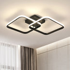 Ceiling Light - Black Aluminium Frame, Natural Light