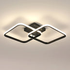Ceiling Light - Black Aluminium Frame, Natural Light