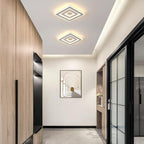 Comely Plafonnier LED Carré Moderne, 52W Lampe de Plafond LED, Acrylique Luminaire Plafonnier Intérieur Blanc pour Chambre à Coucher, Salon, Couloir, Lumière Chaude 3000K, 40cm