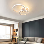Ceiling Light - White Acrylic Frame, Warm Light