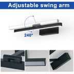 Wall Light - Black Metal Frame, White Light