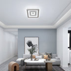 Ceiling Light - White Acrylic Frame, White Light
