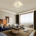 Comely Plafonnier LED Moderne, 30W Lampe de Plafond, Luminaire Plafonnier LED pour Chambre salon, Salle à manger Cuisine, Lumière Neutre 4500K, Argent
