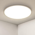Deckenleuchte – weißer Kunststoffrahmen, neutralweißes Licht