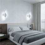 Applique da Parete - Struttura in Alluminio Bianco, Luce Bianca