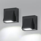 Wall Light - Black Metal Frame, Warm Light
