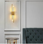Wall Light - Gold Metal Frame, Warm Light