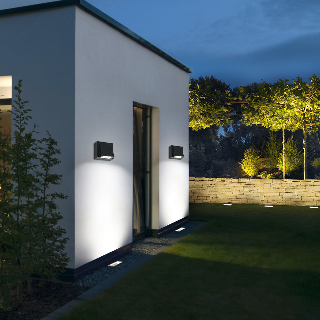 Wall Light - Black Metal Frame, Warm Light